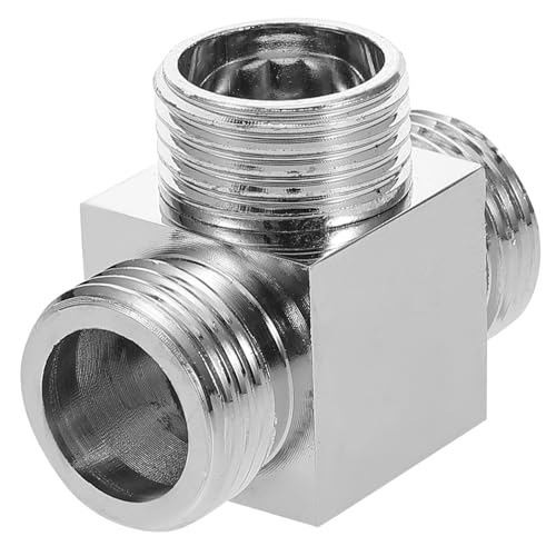 Toyvian Waschmaschinen Adapter Kupfer Verteiler Drehbarer Wasserhahnanschluss Sicherer Und Leckagefreier Wasserhahnventil Für Gleichzeitigen von Toyvian