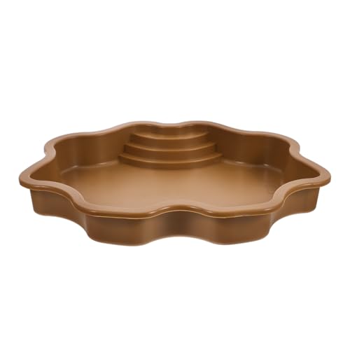 Toyvian Wassernapf für Reptilien Einweichschale für Schildkröten große Reptilien-Wasserschale zum Einweichen Reptilienbecken Badebecken mit Rampe für Schildkröten Abs Light Brown Toyvian Wassernapf für Reptilien Einweichschale für Schildkröten große Reptilien-Wasserschale zum Einweichen Reptilienbecken Badebecken mit Rampe für Schildkröten Abs Light Brown von Toyvian