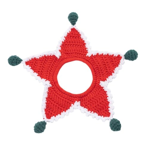 Toyvian Weihnachtliches Katzenhalsband Langes Rotes Wollhalsband Strickhalskette Kreativer Haustier Schmuck Festliches Zubehör Toyvian Weihnachtliches Katzenhalsband Langes Rotes Wollhalsband Strickhalskette Kreativer Haustier Schmuck Festliches Zubehör von Toyvian