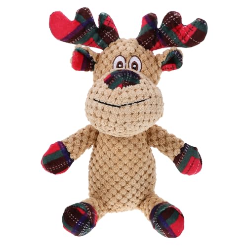 Toyvian Weihnachtliches Plüsch Rentier für Kleine Quietschendes Kauspielzeug Langlebig und Sicher Fördert das Kauen und Spielverhalten für Unabhängiges und Zahnpflege Toyvian Weihnachtliches Plüsch Rentier für Kleine Quietschendes Kauspielzeug Langlebig und Sicher Fördert das Kauen und Spielverhalten für Unabhängiges und Zahnpflege von Toyvian