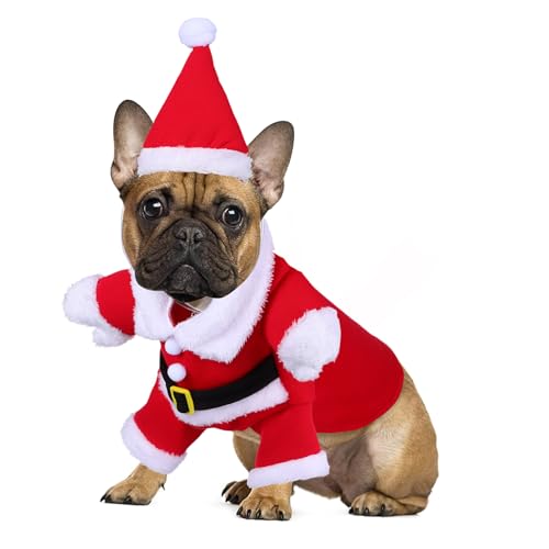 Toyvian Weihnachtsmann Hundekostüm XL Warmes Santa Claus Outfit mit Hut Für Große Hunde Festliche Haustierkleidung Für und Party Toyvian Weihnachtsmann Hundekostüm XL Warmes Santa Claus Outfit mit Hut Für Große Hunde Festliche Haustierkleidung Für und Party von Toyvian