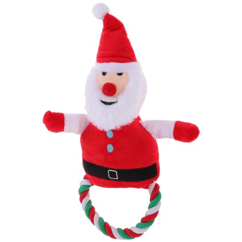 Toyvian Weihnachtsmann Kauspielzeug für Unzerstörbares Interaktives Quietschspielzeug zur Zahnpflege für Welpen und Aller Fördert das Kauen und Schützt Möbel Toyvian Weihnachtsmann Kauspielzeug für Unzerstörbares Interaktives Quietschspielzeug zur Zahnpflege für Welpen und Aller Fördert das Kauen und Schützt Möbel von Toyvian