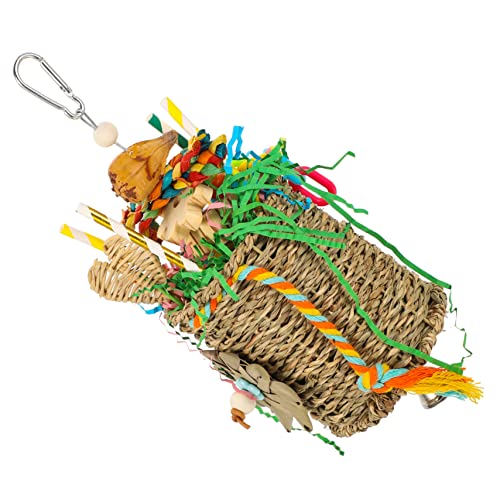 Toyvian Weinberg -Parrot - Papageienspielzeug Drinnen Vogel Papageien Vogelspielzeug Bunt Reißend Kauen Zum Beißen Von Papageien Kauspielzeug Für Haustiervögel Baumwolle Toyvian Weinberg -Parrot - Papageienspielzeug Drinnen Vogel Papageien Vogelspielzeug Bunt Reißend Kauen Zum Beißen Von Papageien Kauspielzeug Für Haustiervögel Baumwolle von Toyvian