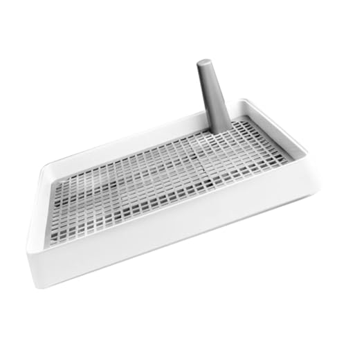 Toyvian Welpen Trainings tablett Hundetoilette Kunststoff Hoher Spritzschutz Kompakt Leicht zu Reinigen Langlebig für Drinnen und Garten Praktische Haustier Toilette Toyvian Welpen Trainings tablett Hundetoilette Kunststoff Hoher Spritzschutz Kompakt Leicht zu Reinigen Langlebig für Drinnen und Garten Praktische Haustier Toilette von Toyvian