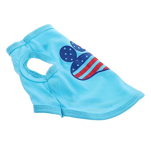 Toyvian Weste für Katze hundepullover hundepulli hundezubehör Hundeoutfit hundeweste süße Welpenkleidung Sommerkleidung für Welpen klein Kostüme für Hunde Outdoor-Haustierweste Baumwolle von Toyvian