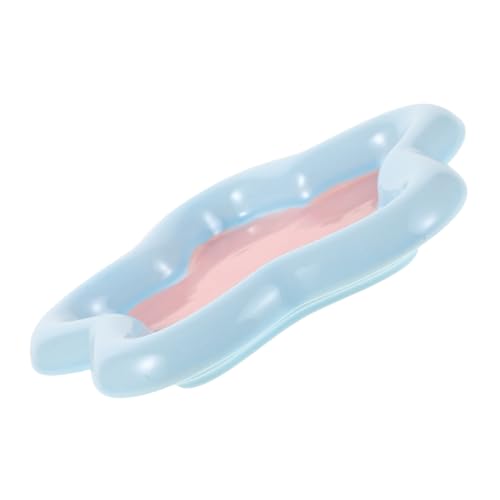 Toyvian Whisker Freundliche Keramiknapfschale für Katzen und Kleine Hunde Flache Stabile Futterschale Vielseitig als Futter und Wasserschale Verwendbar Pflegeleicht und rutschfest von Toyvian