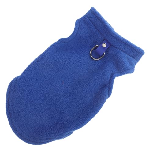 Toyvian Winter Hundeweste aus Weichem Fleece Warme Langlebige Haustierjacke mit D Ring für Leinenbefestigung Geeignet für Kleine und Mittelgroße Hunde Bequeme Welpenbekleidung von Toyvian