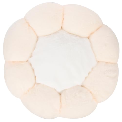 Toyvian Winterliches Flauschiges Katzenbett mit Weichem Verschleißfestem Material Waschbarem Rundem Katzennest für Kleine Katzen und Hunde für Gemütlichen Schlaf Sofa Bett Körbchen von Toyvian