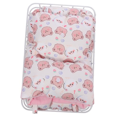 Toyvian Winterwarmes Hamster Hängematten mit Metallrahmen Komfortables Kleintierbett für Käfige Geeignet für Meerschweinchen Hamster und Frettchen Langlebig und Sicher Weichem Kuschelnest von Toyvian