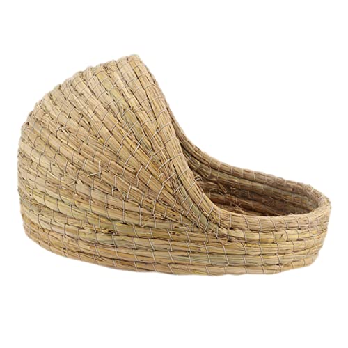 Toyvian Woven Nest aus Stroh für Hamster und Kleintiere Handgefertigtes Schlafnest für Meerschweinchen Kaninchen und Igel Sicher Bequem für Entspannung und Spiel Toyvian Woven Nest aus Stroh für Hamster und Kleintiere Handgefertigtes Schlafnest für Meerschweinchen Kaninchen und Igel Sicher Bequem für Entspannung und Spiel von Toyvian
