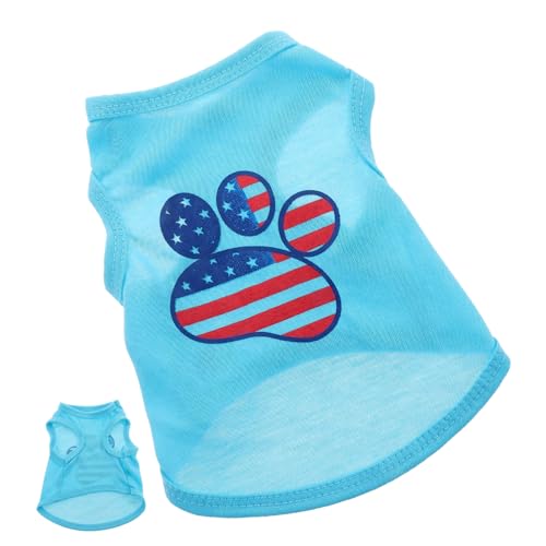 Toyvian entzückende Haustierweste Dog Costume hundepullover Dog cage hundebekleidung Jersey Welpenkleidung für Mädchen mit kleinen Hunden Sommerhundweste Party-Haustier-Kostüm Baumwolle von Toyvian