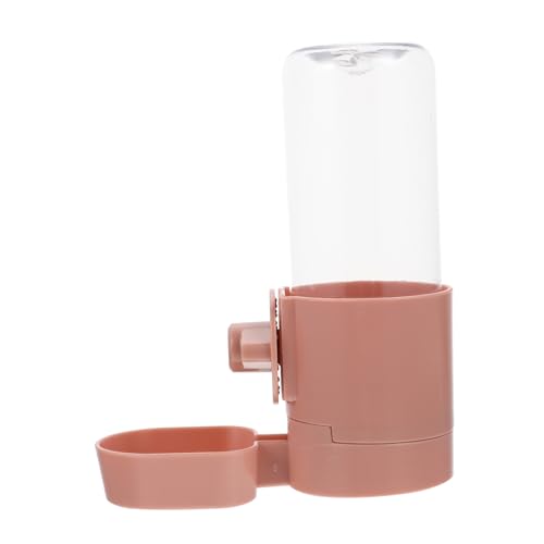 Toyvian hängende Wasserzufuhr automatisch Schüssel drinnen isoliert Spender Fütterung hundetrinknäpfe katzenwasserbrunen wasserflasche Haustier -Trinkschale Hund wasserhalter Plastik Rosa von Toyvian