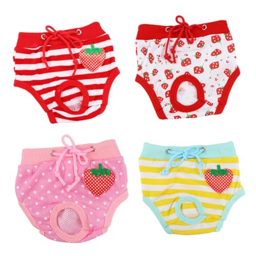 Toyvian physiologische Hosen für Haustiere keuchen Wickel für männliche Hunde Hygienehosen für Haustiere Höschen Hundehose Hund windelhose waschbare Hundewindel für Damen von Toyvian