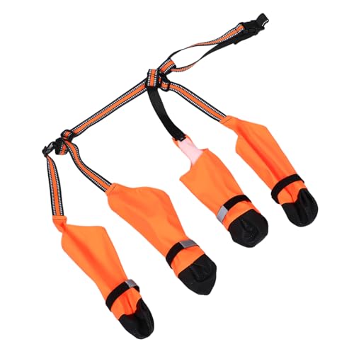 Toyvian wasserdichte Hundeschuhe mit Reflektierenden Streifen rutschfeste Pfotenschutz für Mittelgroße Hunde Wasserabweisende Outdoor Boots für Regen Toyvian wasserdichte Hundeschuhe mit Reflektierenden Streifen rutschfeste Pfotenschutz für Mittelgroße Hunde Wasserabweisende Outdoor Boots für Regen von Toyvian