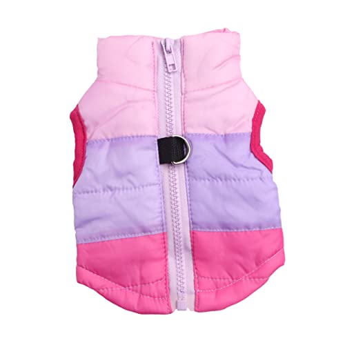 Toyvian wasserdichte Hundeweste für Kleine Hunde Warme Atmungsaktive Winterjacke mit Bauchwärmer Gefütterte Haustierjacke für und Outdoor Sport im Herbst und Winter von Toyvian