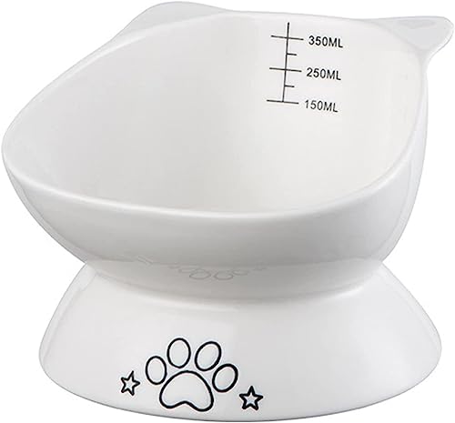 Suppenschüssel, Reisschüssel, Frühstücksschüssel, Katzennäpfe, erhöht, geneigt, erhöhte Hundefutternäpfe 350 ml/12,5 oz, erhöhte Futternapf for Katzen oder Welpen, kleine Hunde, Schnurrhaar-Müdigkeit- Suppenschüssel, Reisschüssel, Frühstücksschüssel, Katzennäpfe, erhöht, geneigt, erhöhte Hundefutternäpfe 350 ml/12,5 oz, erhöhte Futternapf for Katzen oder Welpen, kleine Hunde, Schnurrhaar-Müdigkeit- von TozLu