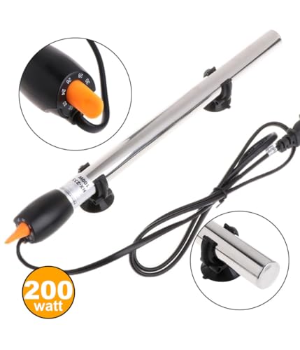 TrAdE shop Traesio® Regler für Aquarium, 200 W, Thermostat, aus Stahl von TrAdE shop Traesio