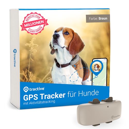 Tractive GPS Tracker für Hunde | Empfohlen von Martin Rütter | Weltweite Live-Ortung | Weglaufalarm | Gesundheitswarnungen & Aktivitätstracking | Mehrfacher Testsieger von Tractive