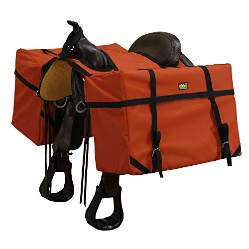 TrailMax Over-The-Sattelpack-Gepäckträgertaschen, passend für die meisten Western- und Ausdauer-Reitsättel, ideal für Jagdlager und Packausrüstung, Orange TrailMax Over-The-Sattelpack-Gepäckträgertaschen, passend für die meisten Western- und Ausdauer-Reitsättel, ideal für Jagdlager und Packausrüstung, Orange von TrailMax