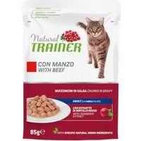 Natural Trainer Adult  - 24 x 85 g Rind von Trainer Natural Cat