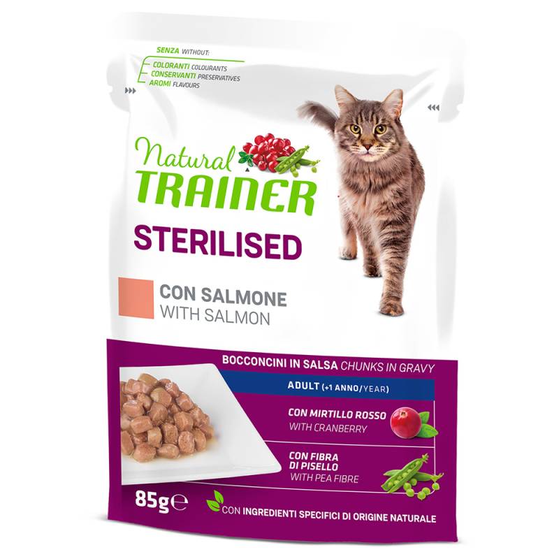 Natural Trainer Adult Sterilised  - 12 x 85 g Ente von Trainer Natural Cat