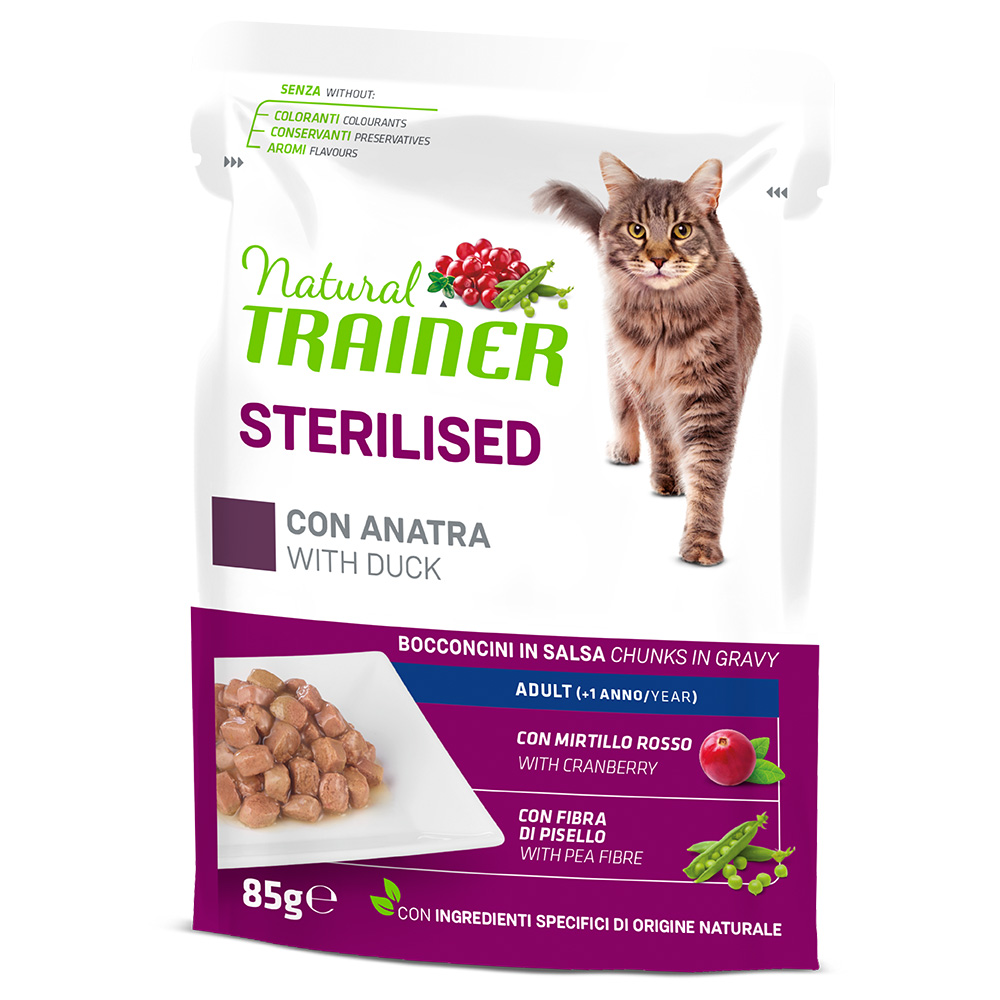 Natural Trainer Adult Sterilised  - 24 x 85 g Lachs von Trainer Natural Cat