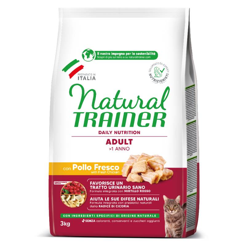 Natural Trainer Adult mit Huhn - 3 kg von Trainer Natural Cat