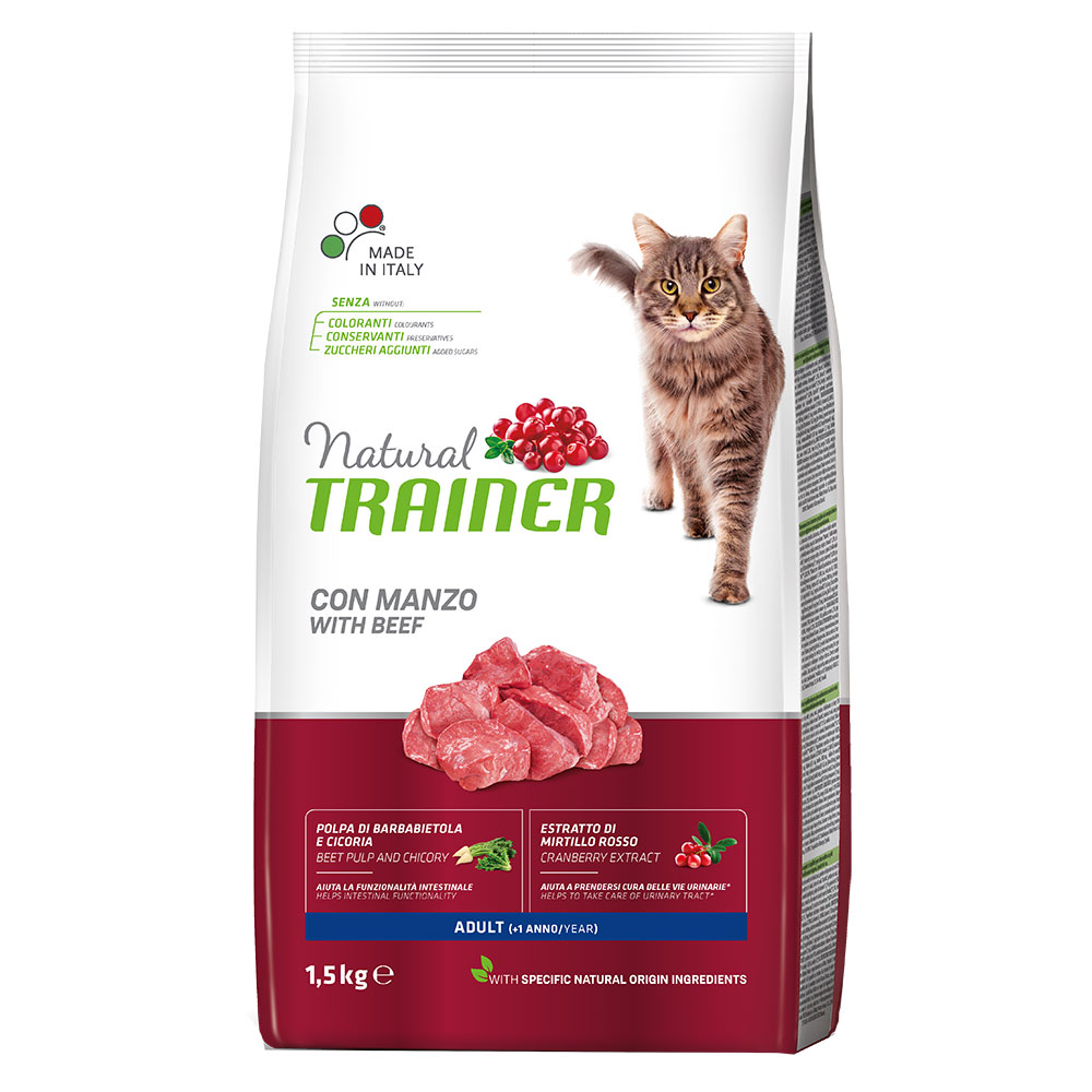 Natural Trainer Cat Adult mit Rindfleisch - 9 kg von Trainer Natural Cat