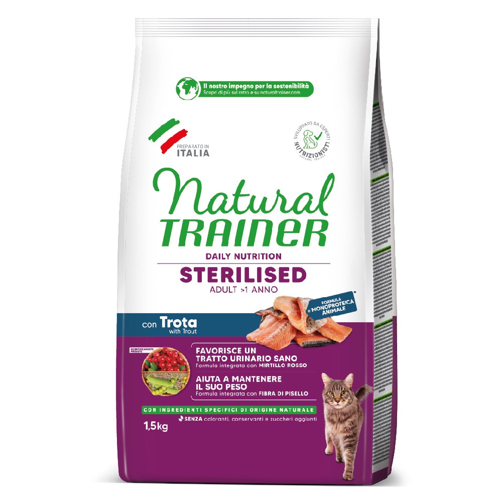 Natural Trainer Sterilised Forelle - 1,5 kg Natural Trainer Sterilised Forelle - 1,5 kg von Trainer Natural Cat