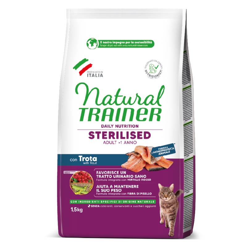 Natural Trainer Sterilised Forelle - 1,5 kg von Trainer Natural Cat