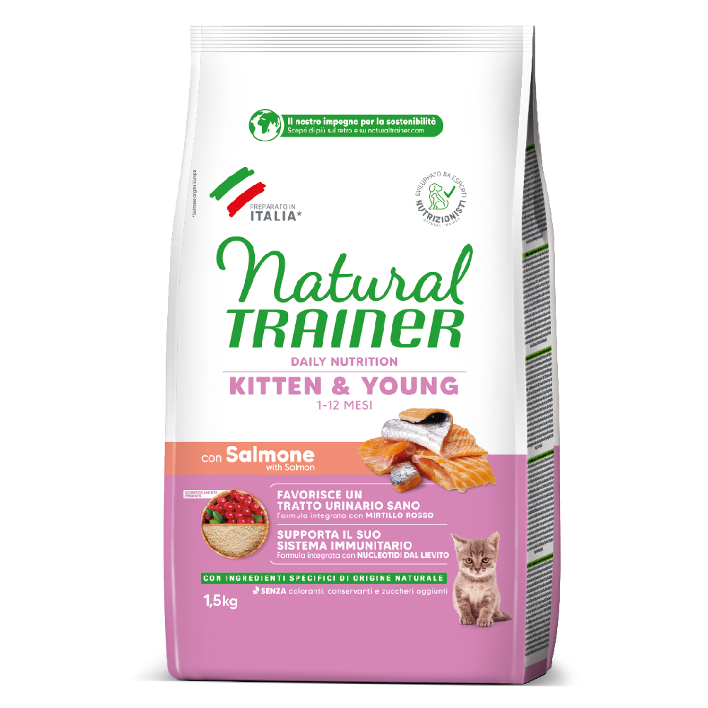 Natural Trainer Kitten Lachs - 1,5 kg von Trainer Natural Cat