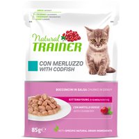 Natural Trainer Kitten & Young  - 12 x 85 g Kabeljau von Trainer Natural Cat