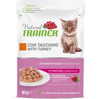 Natural Trainer Kitten & Young  - 12 x 85 g Truthahn von Trainer Natural Cat