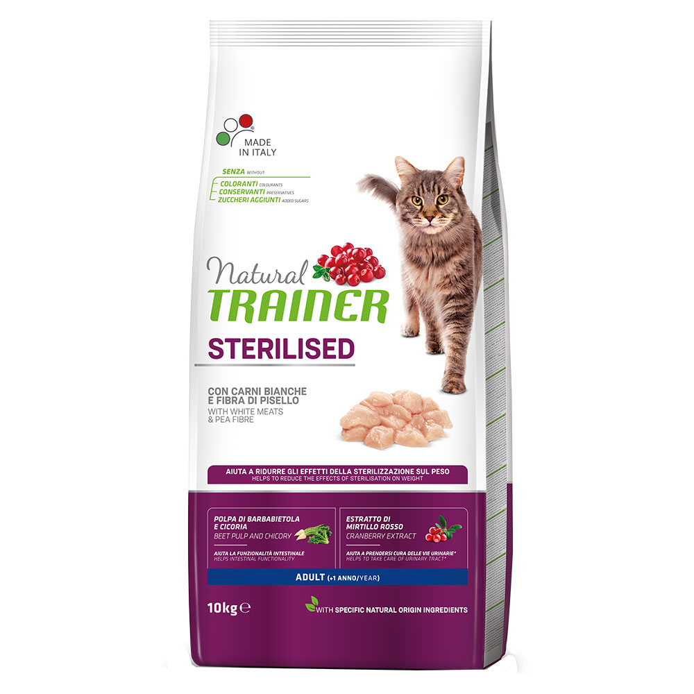 Natural Trainer Sterilised Lachs - 10 kg von Trainer Natural Cat