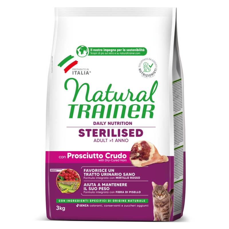 Natural Trainer Sterilised Rohschinken - Sparpaket: 2 x 3 kg von Trainer Natural Cat