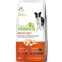 Natural Trainer Adult Medium mit Huhn, Reis und Aloe vera - 12 kg von Trainer Natural Dog