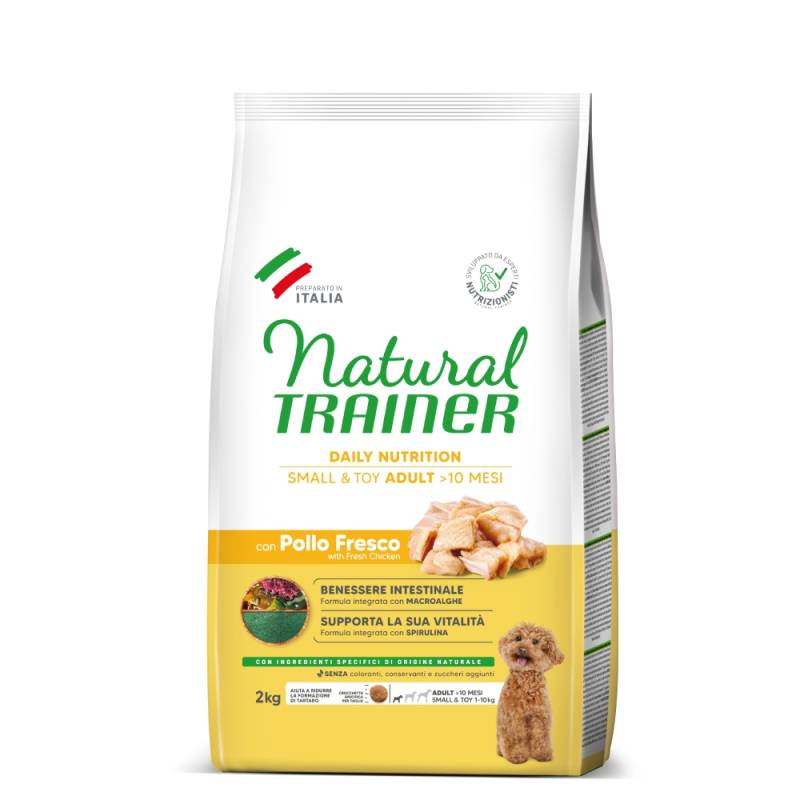 Natural Trainer Adult Small & Toy mit Huhn - Sparpaket: 2 x 2 kg von Trainer Natural Dog