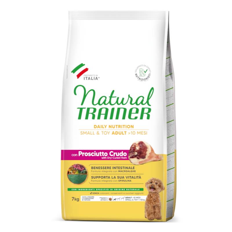 Natural Trainer Adult Small & Toy mit Prosciutto Crudo - 7 kg von Trainer Natural Dog
