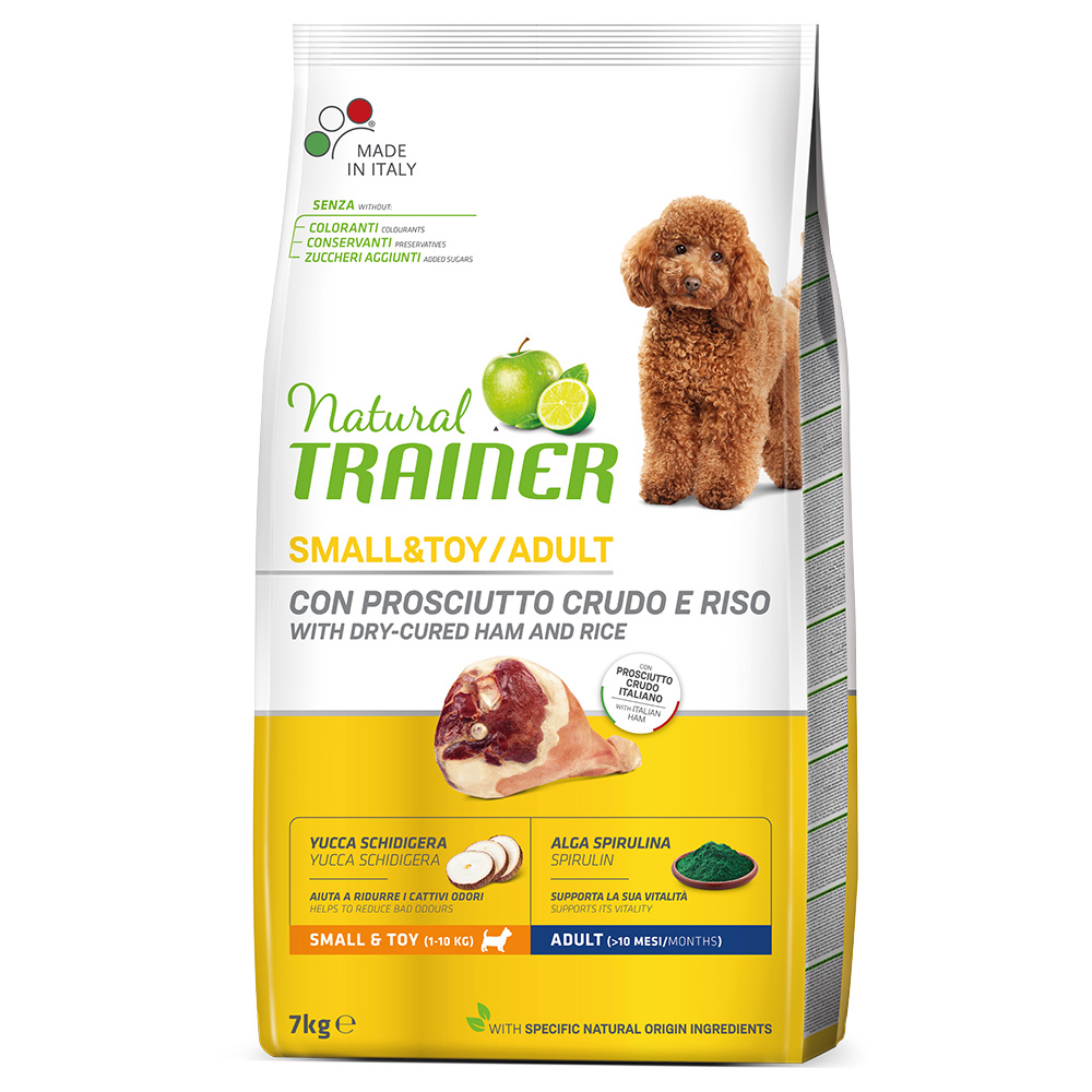 Natural Trainer Dog Small & Toy Adult Schinken - Sparpaket: 2 x 7 kg von Trainer Natural Dog