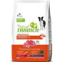 Natural Trainer Medium Adult mit Rind, Reis und Ginseng - 2 x 3 kg von Trainer Natural Dog
