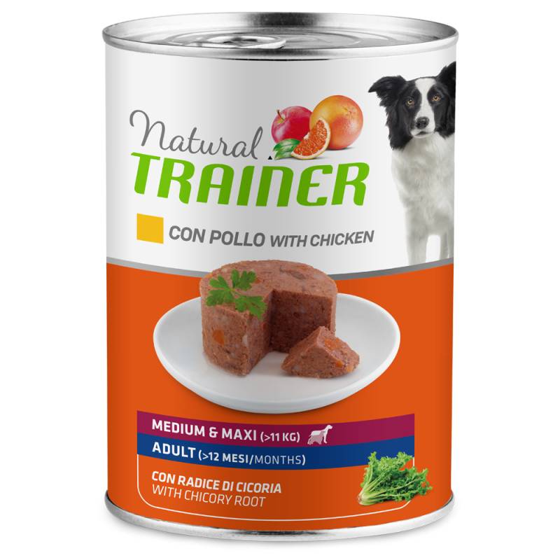 Natural Trainer Medium & Maxi Adult  - 24 x 400 g Huhn von Trainer Natural Dog