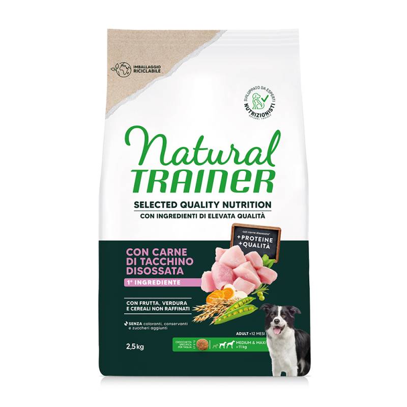 Natural Trainer Selected Quality Nutrition Adult Medium & Maxi Pute - 2,5 kg Natural Trainer Selected Quality Nutrition Adult Medium & Maxi Pute - 2,5 kg von Trainer Natural Dog