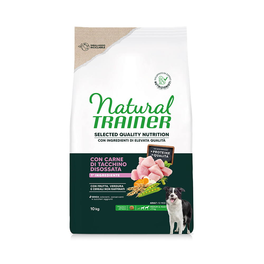 Natural Trainer Selected Quality Nutrition Adult Medium & Maxi Pute - Sparpaket: 2 x 10 kg Natural Trainer Selected Quality Nutrition Adult Medium & Maxi Pute - Sparpaket: 2 x 10 kg von Trainer Natural Dog
