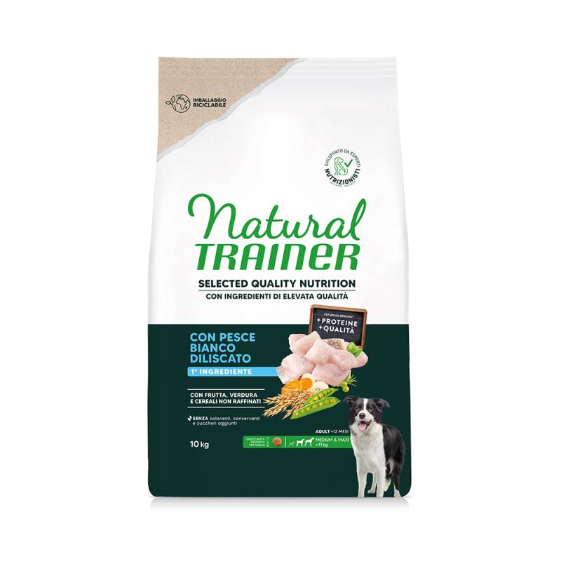 Natural Trainer Selected Quality Nutrition Adult Medium & Maxi Weißfisch - 10 kg von Trainer Natural Dog