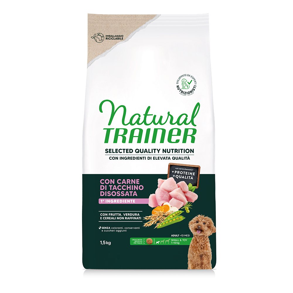 Natural Trainer Selected Quality Nutrition Adult Small & Toy Weißfisch - Sparpaket: 2 x 1,5 kg von Trainer Natural Dog