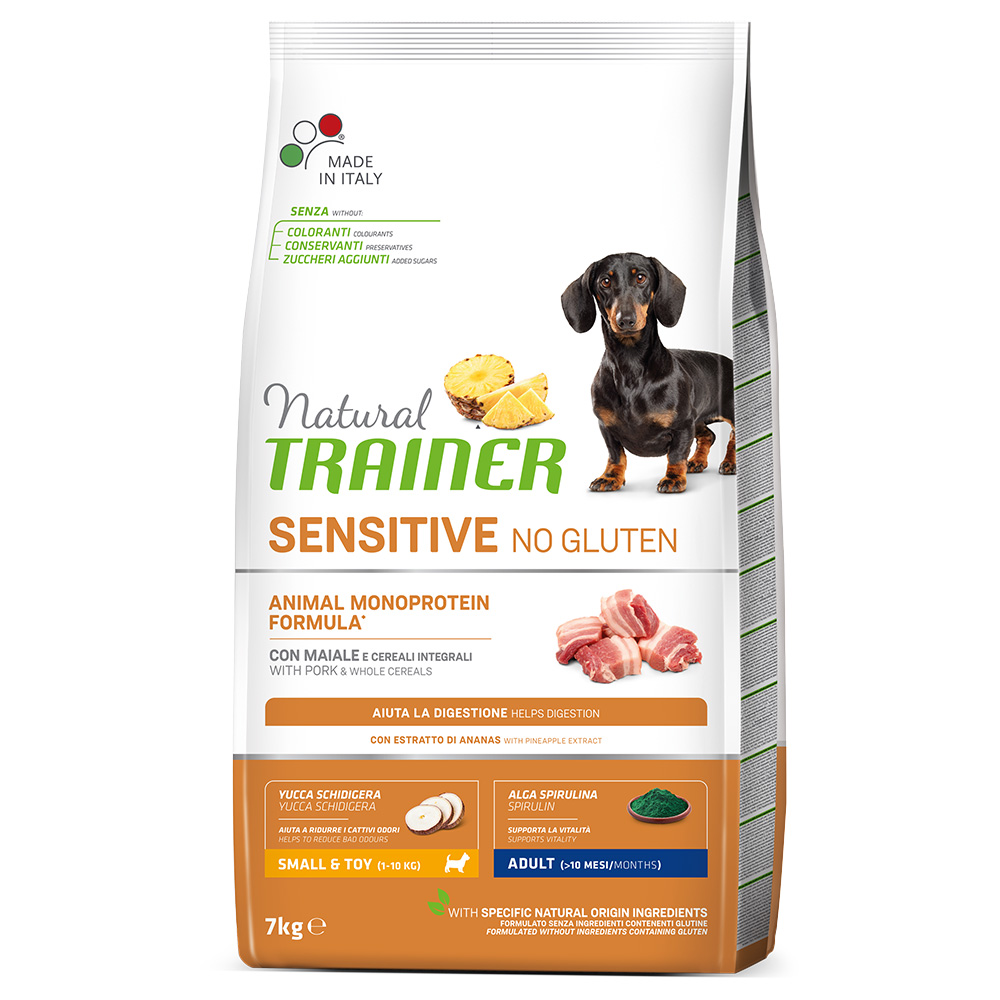 Natural Trainer Sensitive No Gluten Small & Toy Schwein - Sparpaket: 2 x 7 kg von Trainer Natural Dog