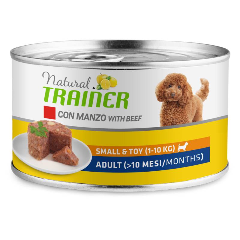 Natural Trainer Small & Toy Adult - 12 x 150 g Rind von Trainer Natural Dog