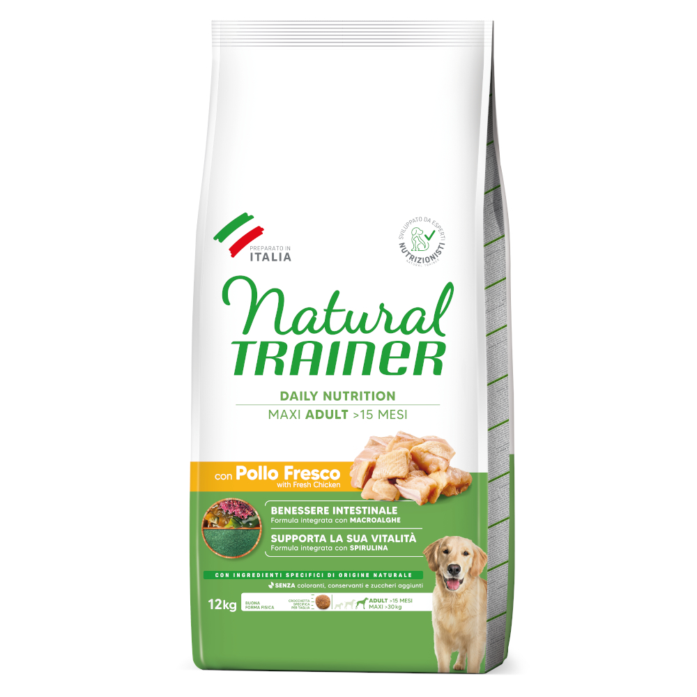 Nova Foods Trainer Natural Maxi Chicken, Rice, Aloe vera - 12 kg von Trainer Natural Dog