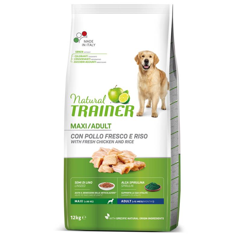 Nova Foods Trainer Natural Maxi Chicken, Rice, Aloe vera - 12 kg von Trainer Natural Dog