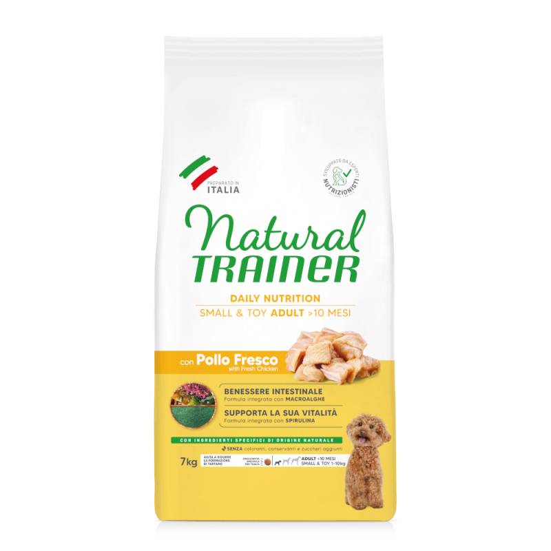 Natural Trainer Adult Small & Toy mit Huhn - 7 kg von Trainer Natural Dog